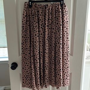 Polka dot skirt